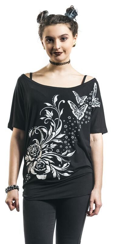 Gothicana By Emp "Can You Read My Mind" T-Shirt Black By Full Volume By EMP