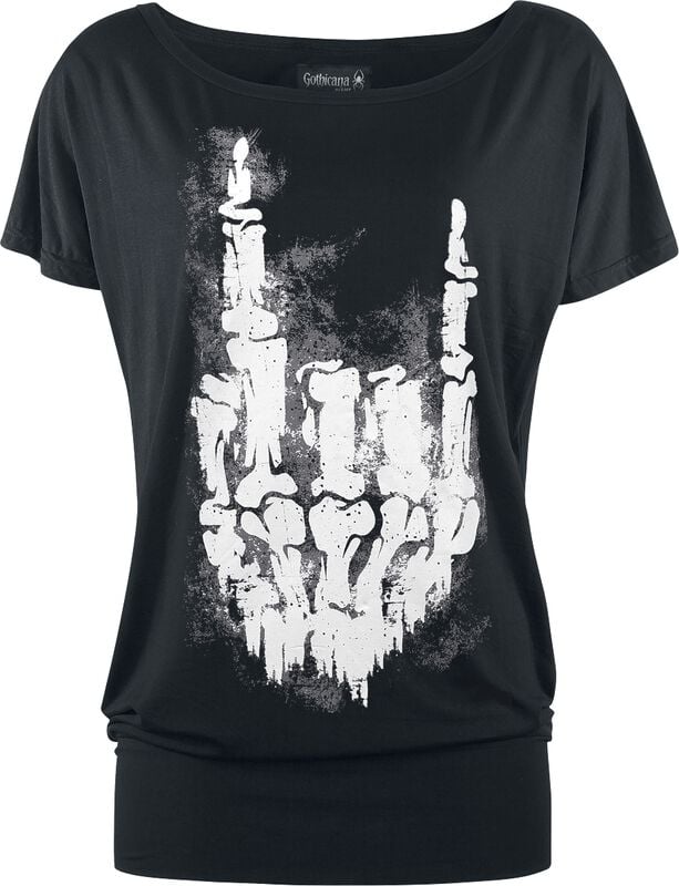 Gothicana By Emp "Can You Read My Mind" T-Shirt Black By Gothicana By EMP