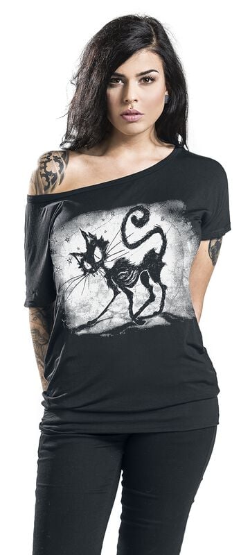 Gothicana By Emp "Can You Read My Mind" T-Shirt Black By Gothicana By EMP