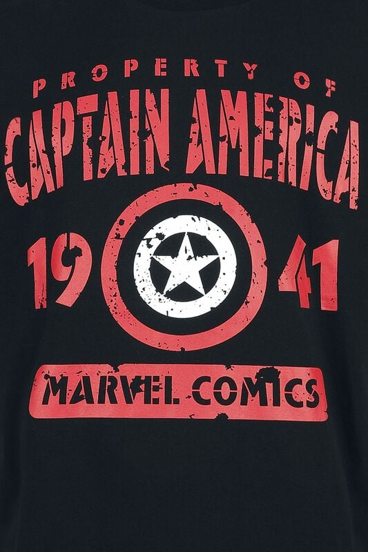 Gothicana By Emp "Captain America 1941 T-shirt" T-Shirt Multicolour By Captain America