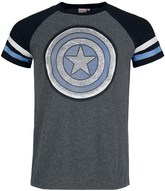 gothicana by emp "Captain America Shield" T-Shirt multicolour by Captain America