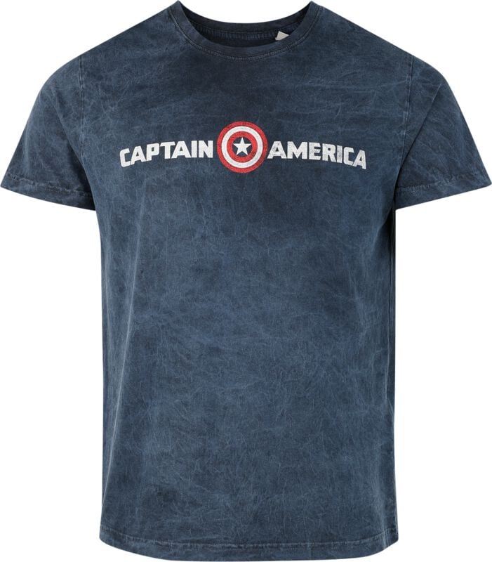 gothicana by emp "Captain Logo" T-Shirt blue by Captain America