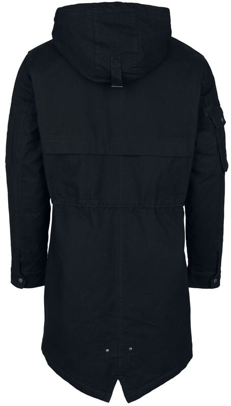 Gothicana By Emp "Cargo Coat" Between-seasons Jacket Black By Gothicana By EMP