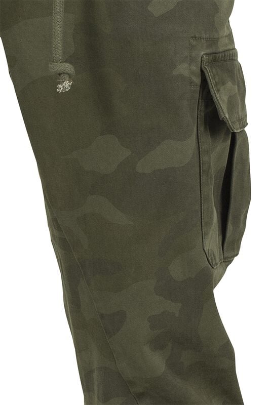 Gothicana By Emp "Cargo Jogging Pants" Tracksuit Trousers Woodland By Urban Classics