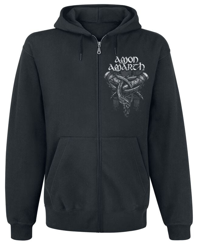 gothicana by emp "Carved Skull" Hoodie Jacket black by Amon Amarth