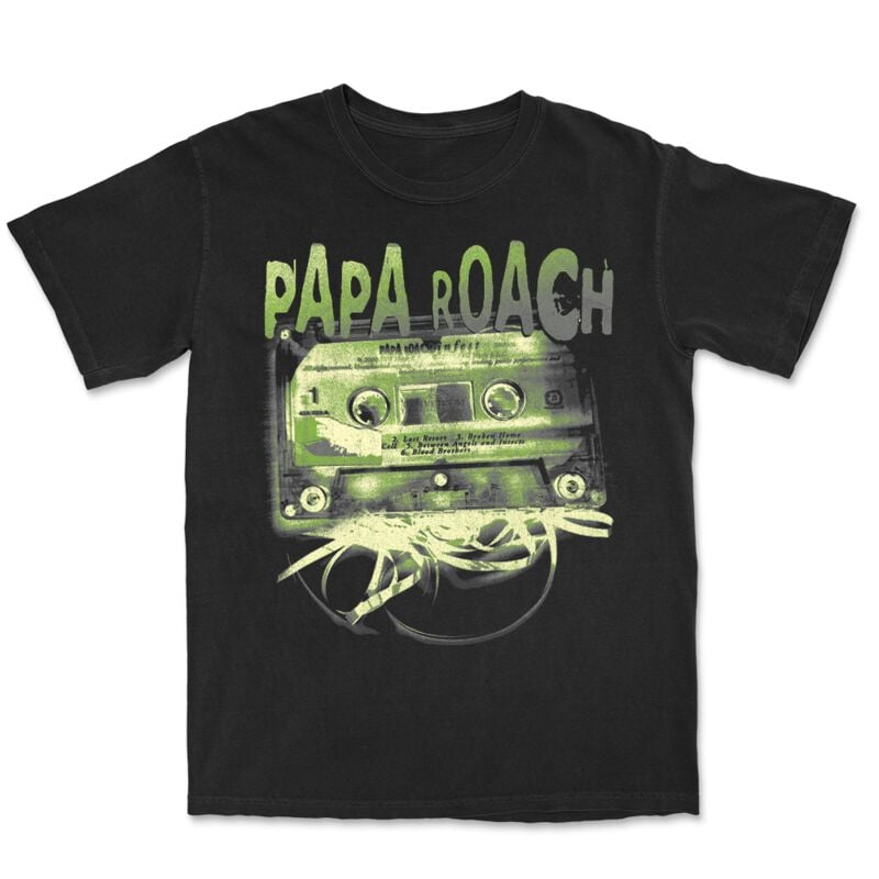 gothicana by emp "Cassette" T-Shirt black by Papa Roach