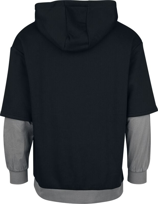 Gothicana By Emp "Casual Hoodie" Hoodie Black-grey By RED By EMP