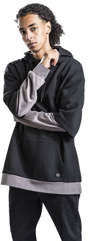 Gothicana By Emp "Casual Hoodie" Hoodie Black-grey By RED By EMP
