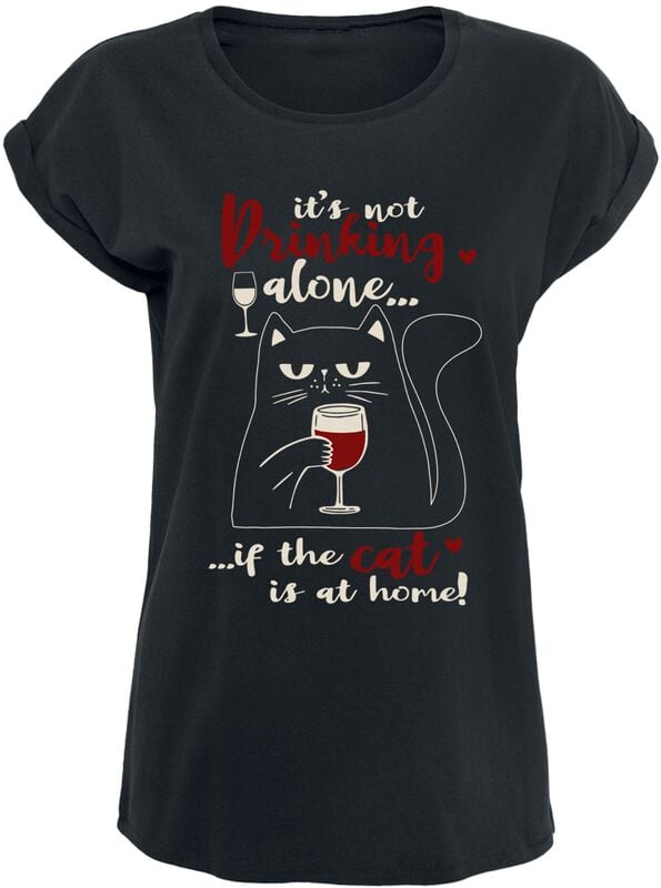 gothicana by emp "Cat at home" T-Shirt black by Tierisch