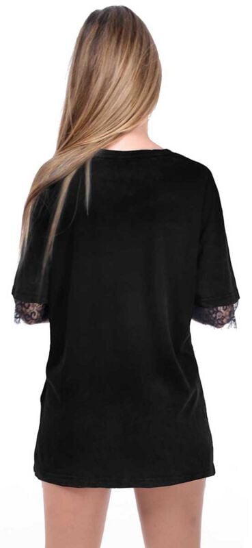 Gothicana By Emp "Cat Ghost Women's T-shirt" T-Shirt Black By Alchemy England