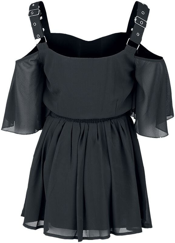 Gothicana By Emp "Catastrophe Dress" Mini Dress Black By Poizen Industries