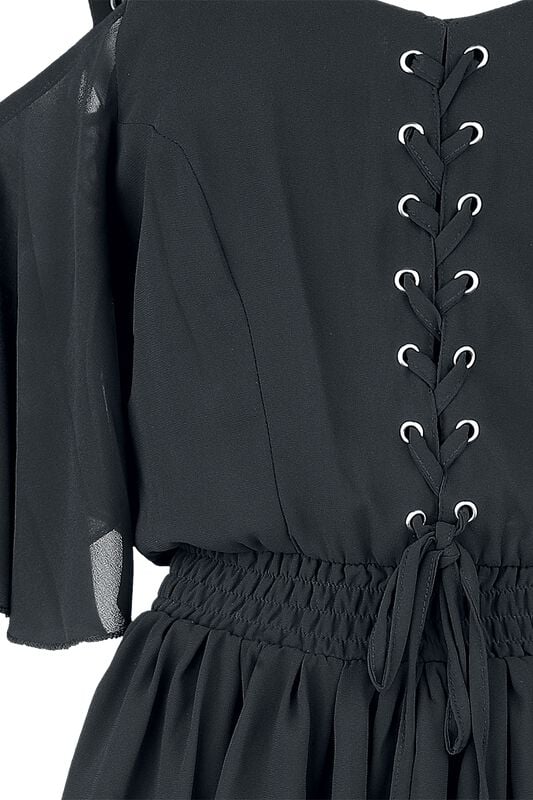 Gothicana By Emp "Catastrophe Dress" Mini Dress Black By Poizen Industries