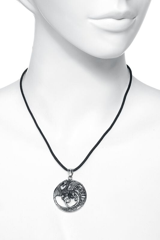 Gothicana By Emp "Celtic Dragon" Necklace Silver-coloured By EtNox Hard And Heavy