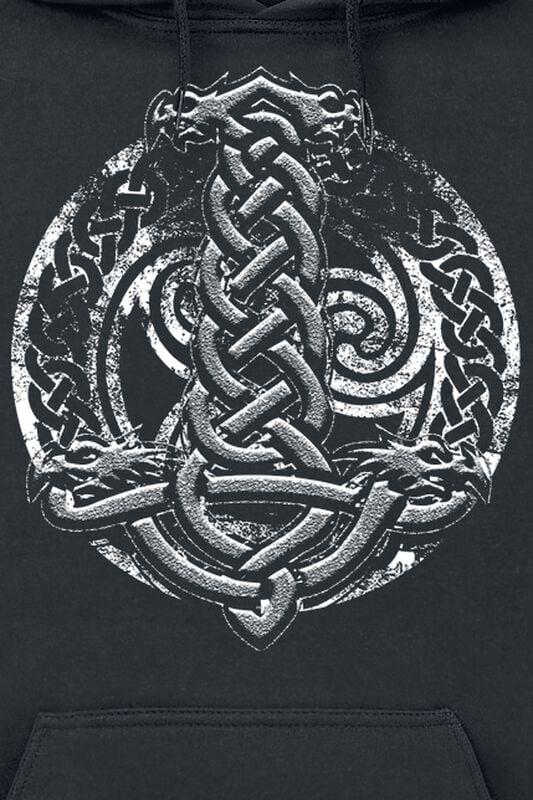 Gothicana By Emp "Celtic Shield" Hoodie Black By Axel Hermann