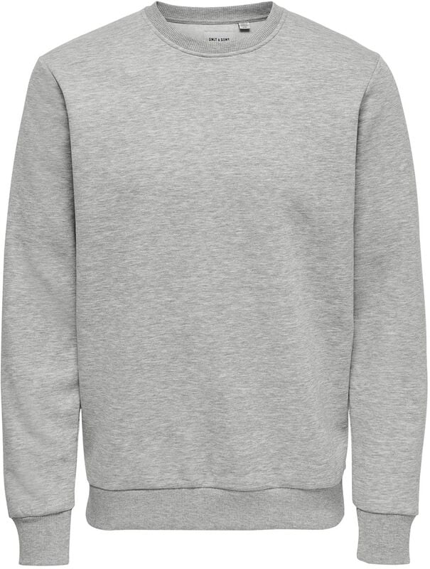 gothicana by emp "Ceres Life Crew Neck" Sweatshirt light grey by ONLY and SONS