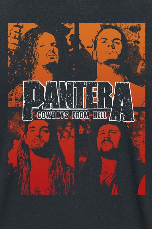 Gothicana By Emp "CFH Flame Photo" T-Shirt Black By Pantera