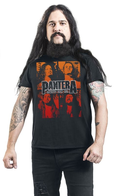 Gothicana By Emp "CFH Flame Photo" T-Shirt Black By Pantera