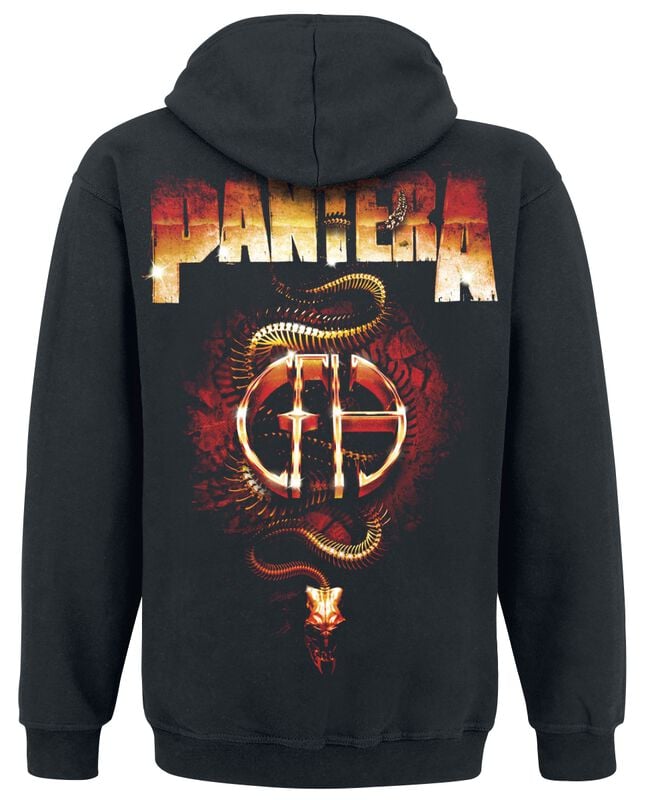 Gothicana By Emp "CFH Steel Snake" Hoodie Black By Pantera