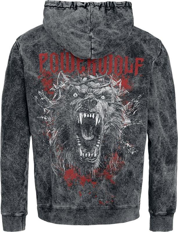 Gothicana By Emp "Chaos" Hoodie Dark Grey By Powerwolf