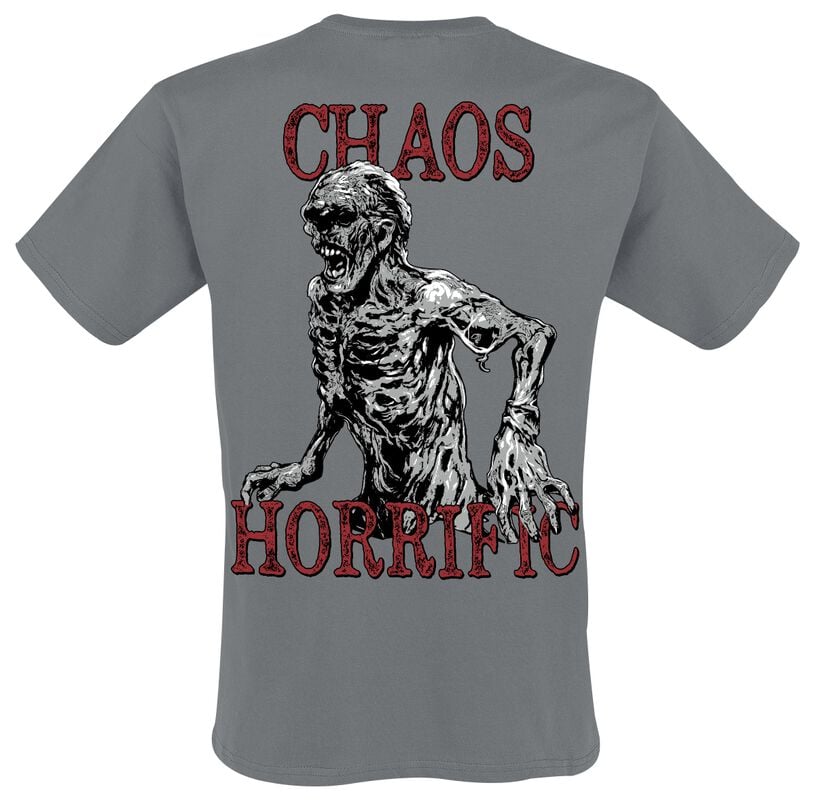 Gothicana By Emp "Chaos Horrific Bootleg" T-Shirt Charcoal By Cannibal Corpse