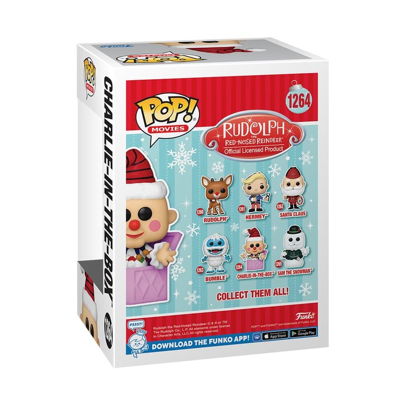 Gothicana By Emp "Charlie In The Box Vinyl Figurine No. 1264" Funko Pop Multicolour By Rudolph The Red-Nosed Reindeer
