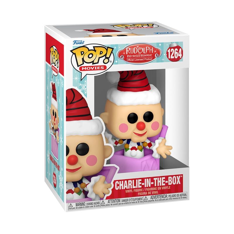 gothicana by emp "Charlie in the Box vinyl figurine no. 1264" Funko Pop multicolour by Rudolph the Red-Nosed Reindeer