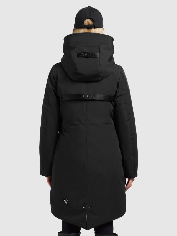 Gothicana By Emp "Charlyn5" Winter Coat Black By Khujo