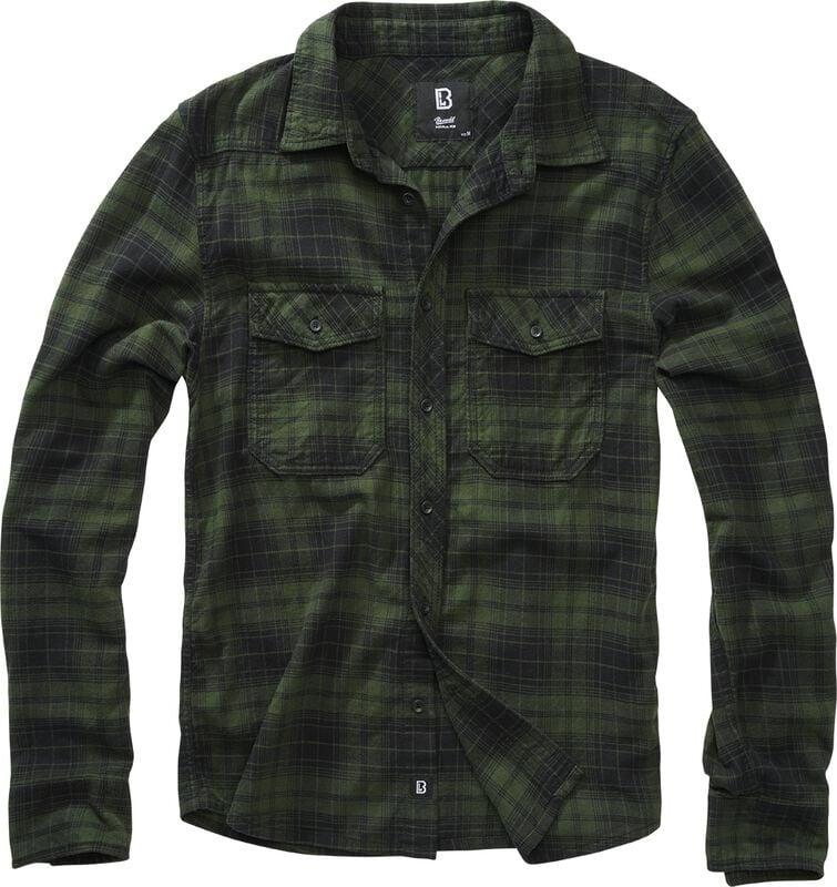 gothicana by emp "Checkshirt" Flanel Shirt green by Brandit
