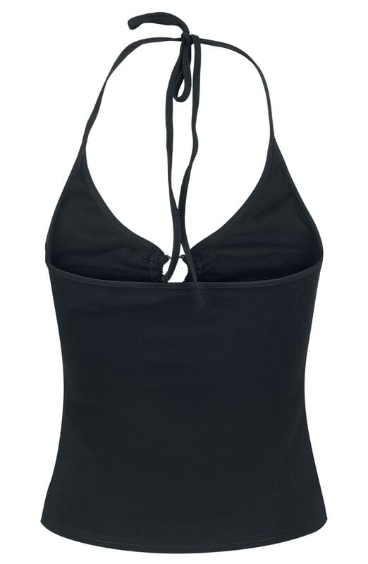 Gothicana By Emp "Cheryl Top" Halternecks Black By Hell Bunny