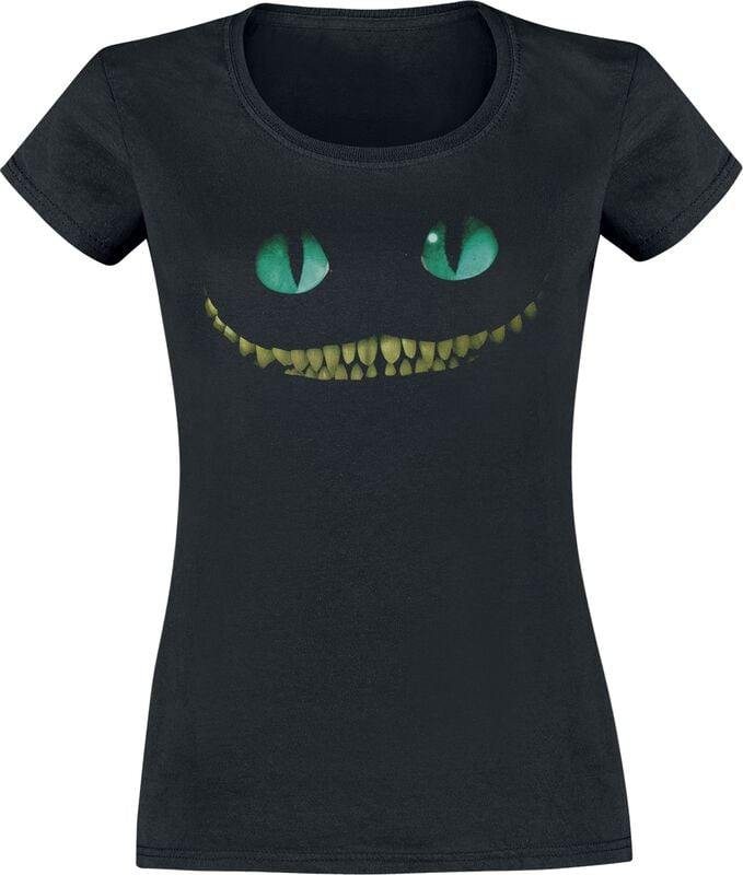 gothicana by emp "Cheshire Cat - Smile" T-Shirt black by Alice in Wonderland