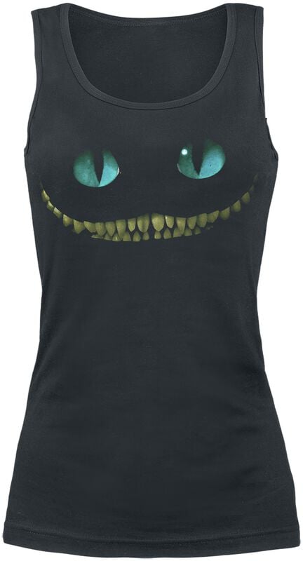 gothicana by emp "Cheshire Cat - Smile" Top black by Alice in Wonderland