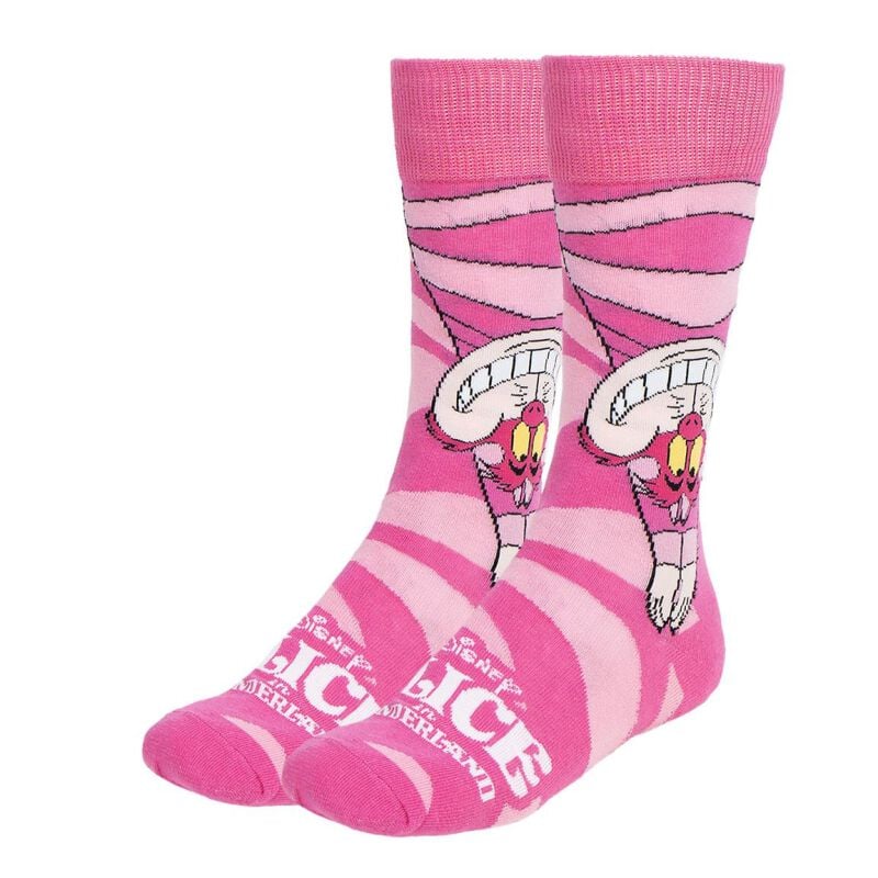 Gothicana By Emp "Cheshire Cat" Socks Multicolour By Alice In Wonderland