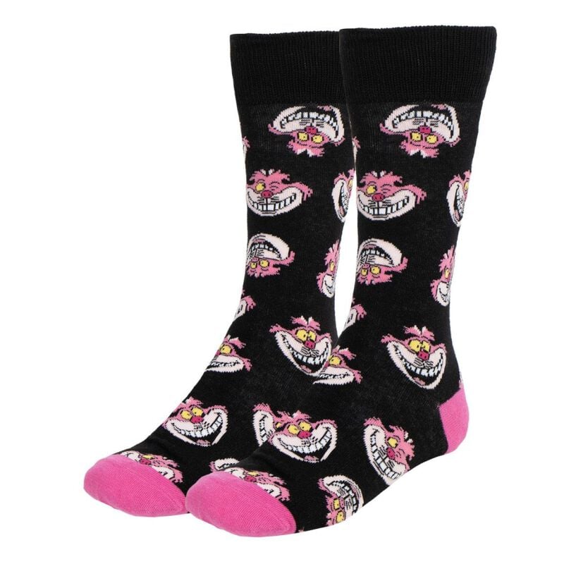 Gothicana By Emp "Cheshire Cat" Socks Multicolour By Alice In Wonderland