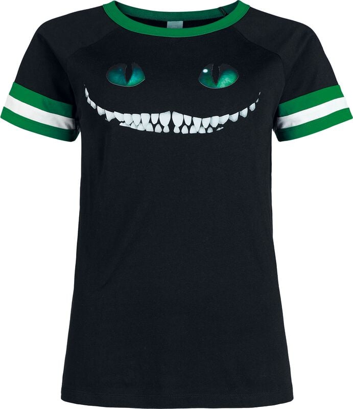 gothicana by emp "Cheshire Cat" T-Shirt black by Alice in Wonderland