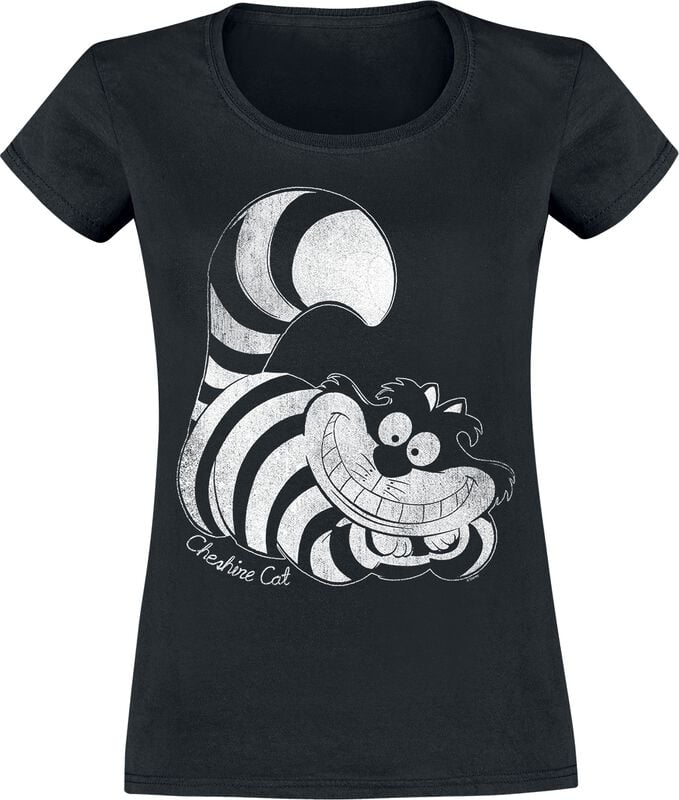 gothicana by emp "Cheshire Cat" T-Shirt black by Alice in Wonderland