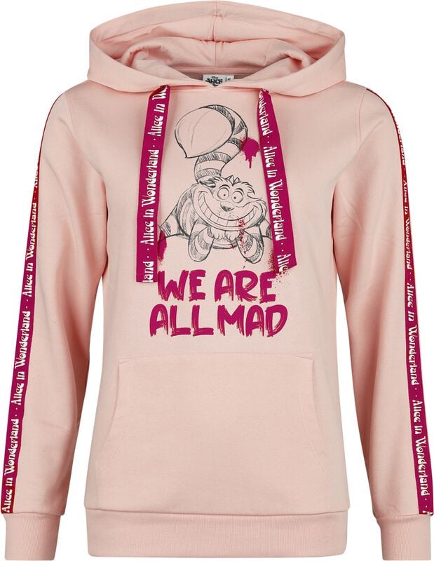 gothicana by emp "Cheshire Cat - We're All Mad" Hoodie multicolour by Alice in Wonderland