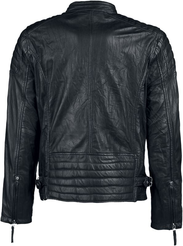 Gothicana By Emp "Chester" Leather Jacket Black By Gipsy