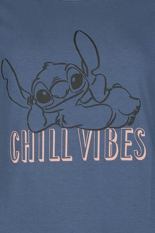 Gothicana By Emp "Chill Vibes" Pyjama Blue By Lilo & Stitch