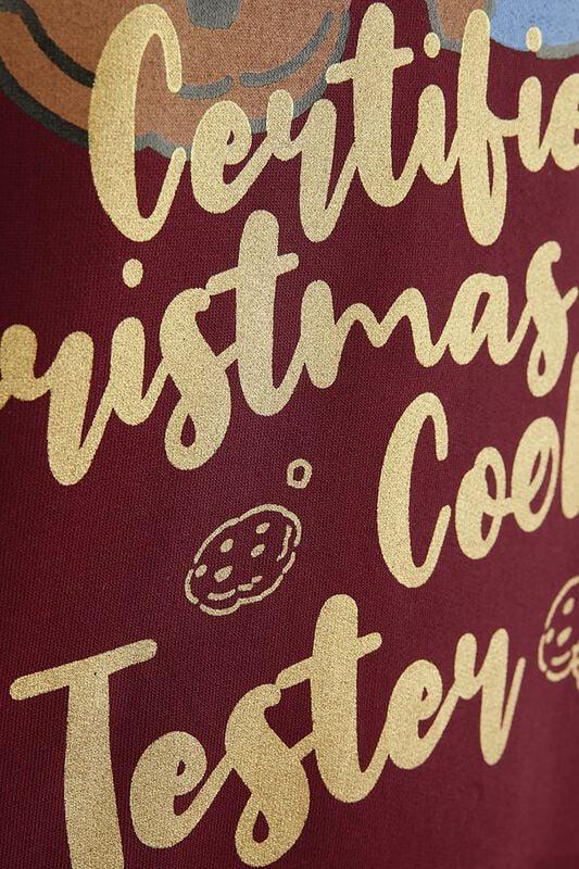 Gothicana By Emp "Christmas Cookie" Christmas Jumper Red By Sesame Street