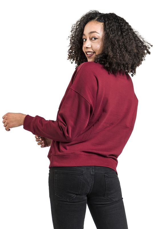 Gothicana By Emp "Christmas Cookie" Christmas Jumper Red By Sesame Street