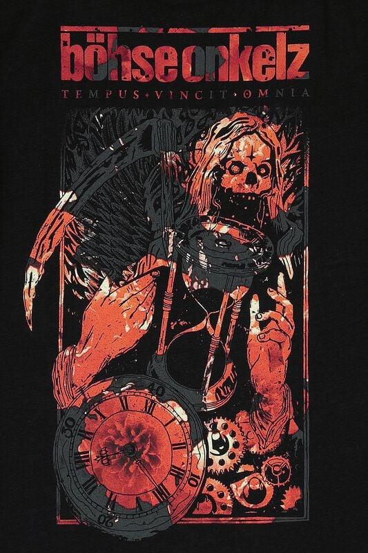 Gothicana By Emp "Chronos Poppy Red" T-Shirt Black By Böhse Onkelz