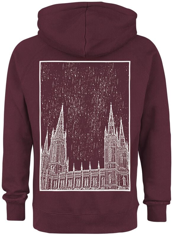 Gothicana By Emp "Chruch" Hoodie Burgundy By Knocked Loose