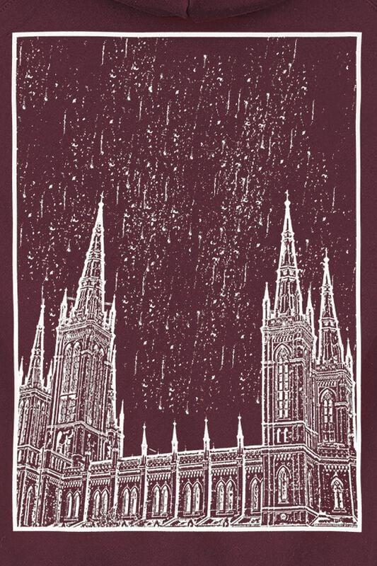 Gothicana By Emp "Chruch" Hoodie Burgundy By Knocked Loose