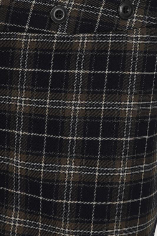 Gothicana By Emp "Chuck Swing Trousers Green Tartan" Chino Black-green By Chet Rock