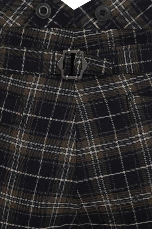 Gothicana By Emp "Chuck Swing Trousers Green Tartan" Chino Black-green By Chet Rock