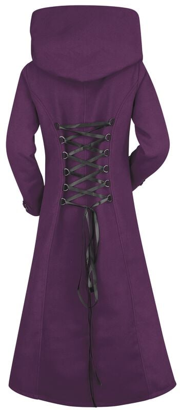 Gothicana By Emp "Cinderella" Coats Violet By Gothicana By EMP