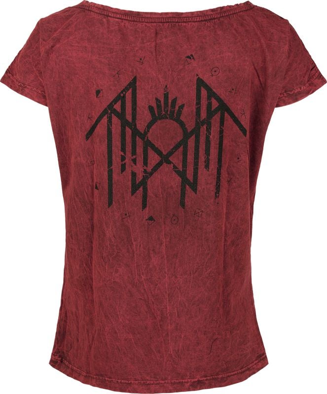 Gothicana By Emp "Circle Logo" T-Shirt Red By Sleep Token