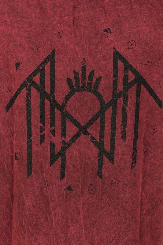 Gothicana By Emp "Circle Logo" T-Shirt Red By Sleep Token