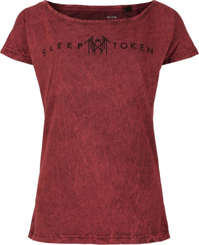 gothicana by emp "Circle Logo" T-Shirt red by Sleep Token