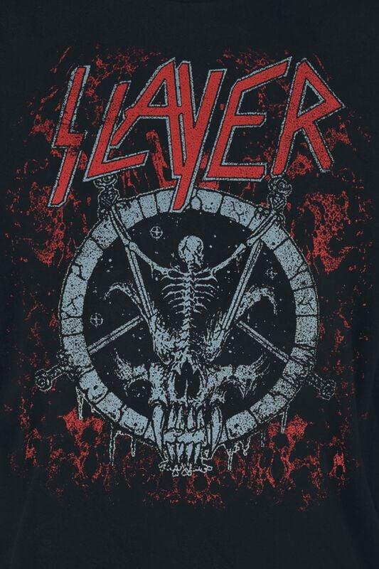Gothicana By Emp "Circle" T-Shirt Black-red By Slayer